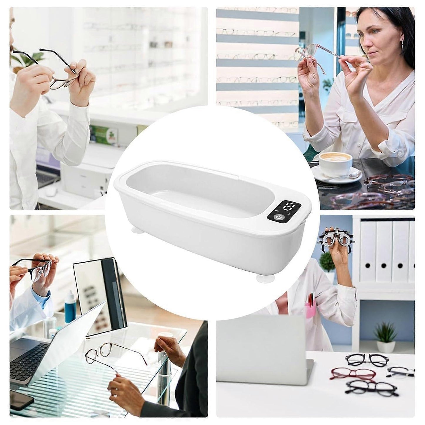 Deep Cleaning Ultrasonic Jewelry Cleaner Machine V1263-JX-4706