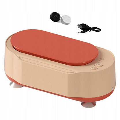 Electric Jewelry Cleaner 15W, Pink Portable Cleaning Machine V1263-JX-4708