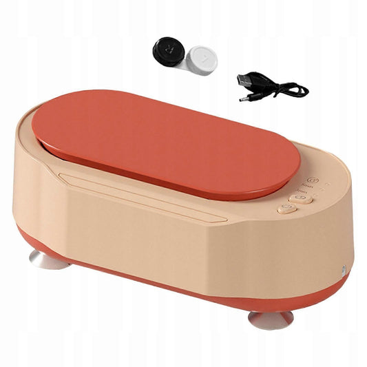 Electric Jewelry Cleaner 15W, Pink Portable Cleaning Machine V1263-JX-4708