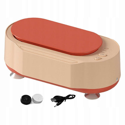 Electric Jewelry Cleaner 15W, Pink Portable Cleaning Machine V1263-JX-4708
