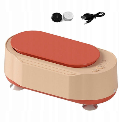 Electric Jewelry Cleaner 15W, Pink Portable Cleaning Machine V1263-JX-4708