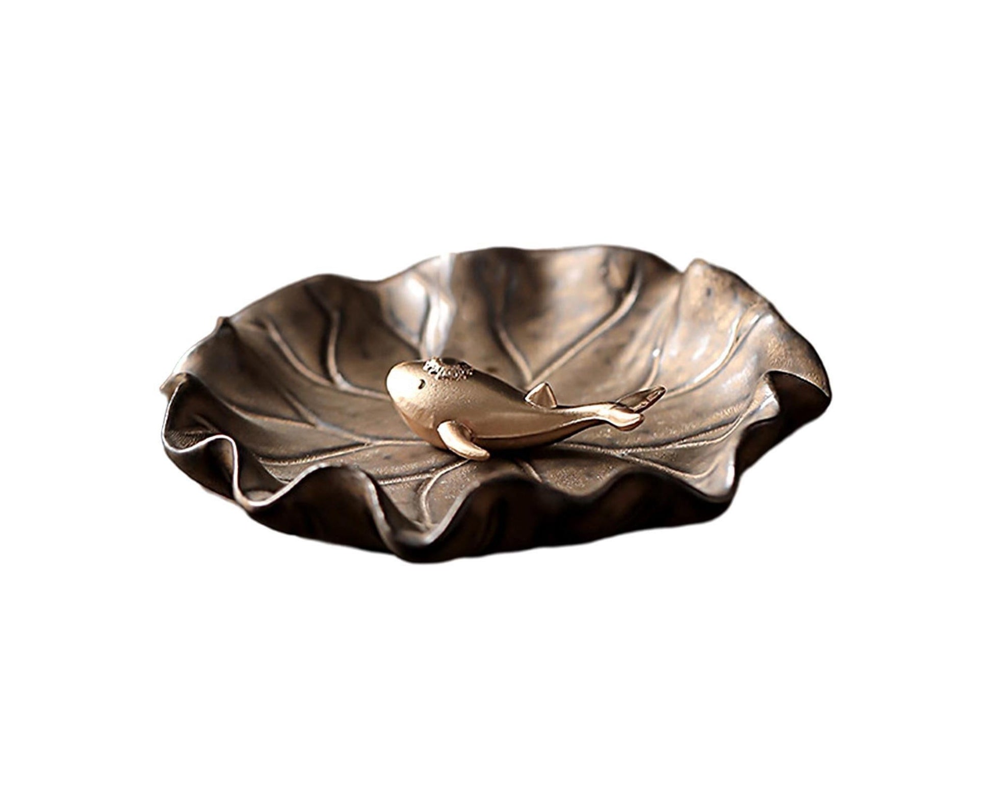 Lotus Leaf Mini Incense Holder for Teahouse-C V1263-JX-471