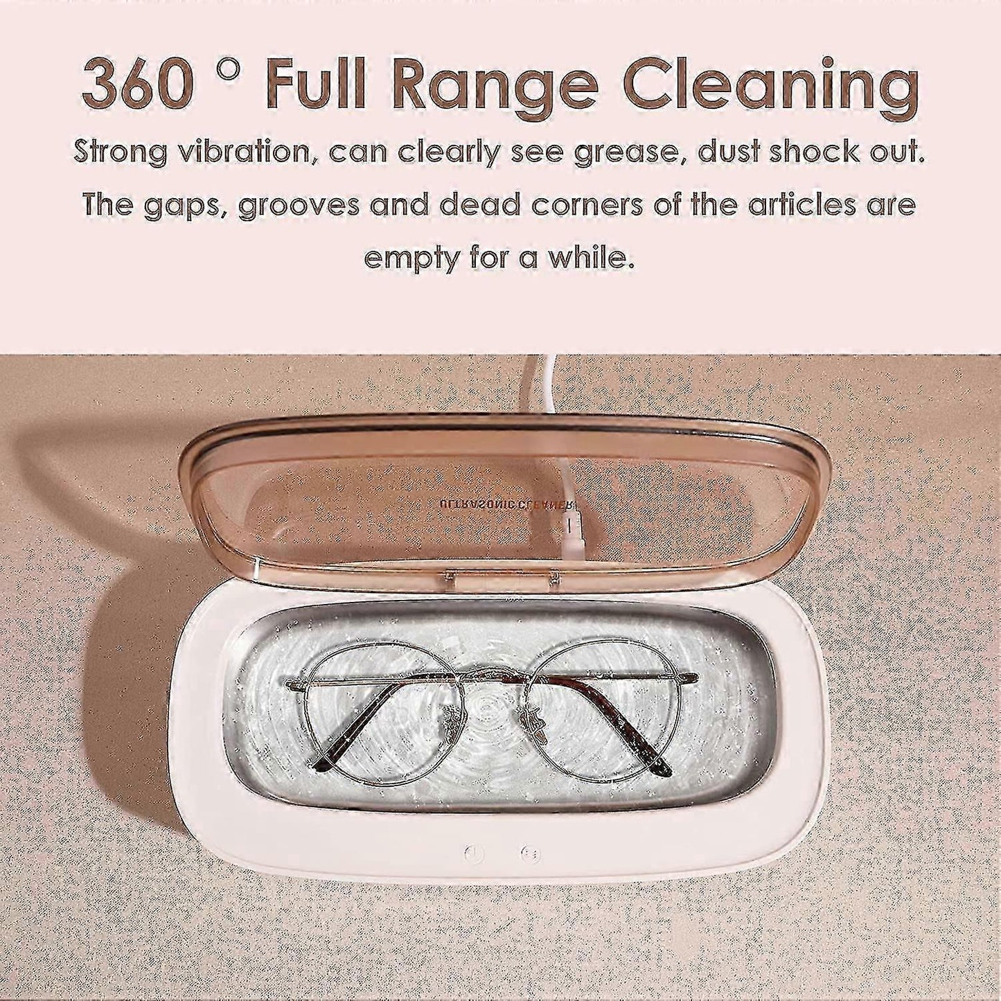 Professional Ultrasonic Jewelry, Watch & Eyeglass Cleaner Machine V1263-JX-4712