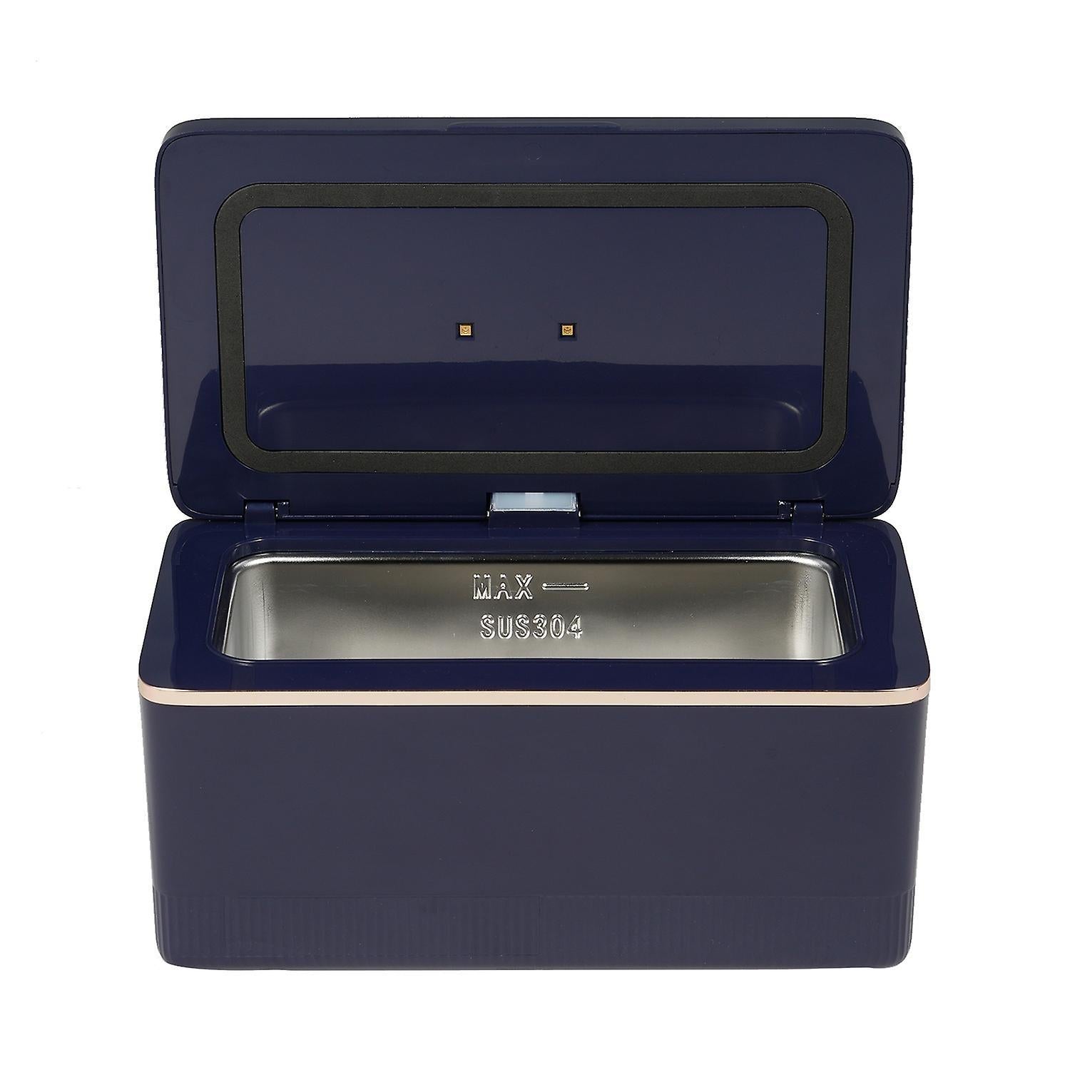 600ml Ultrasonic Jewelry Cleaner with UV Function, 43kHz Portable Machine V1263-JX-4713