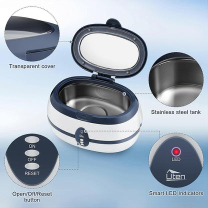 Uten Professional Ultrasonic Jewelry Cleaner with Watch Holder & Basket V1263-JX-4715