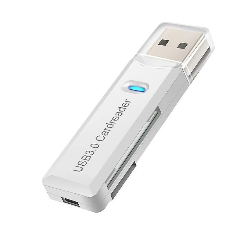 USB 3.0 SD TF Card Reader Adapter for Laptop, Micro SD Memory Card Reader Accessories V1263-JX-4717