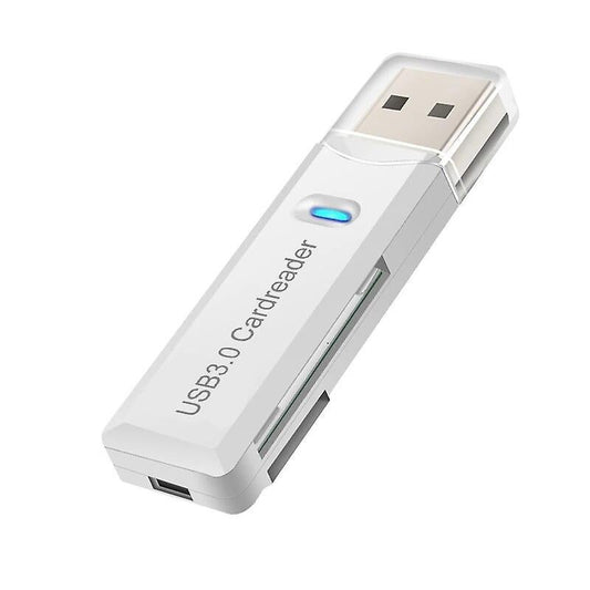 USB 3.0 SD TF Card Reader Adapter for Laptop, Micro SD Memory Card Reader Accessories V1263-JX-4717
