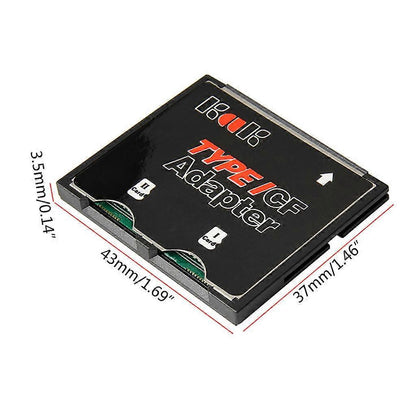 Wearproof TF to CF Card Adapter Converter for Camera Computer Plug and Play V1263-JX-4718