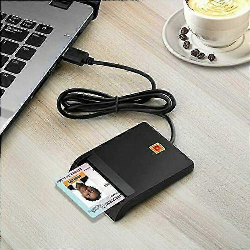 USB 2.0 Smart Chip ID SIM Card Reader, Portable USB ID Reader V1263-JX-4719