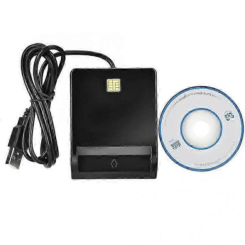 USB 2.0 Smart Chip ID SIM Card Reader, Portable USB ID Reader V1263-JX-4719