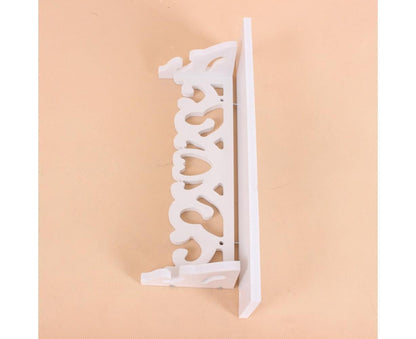Modern White Floating Wall Mounted Display Storage Shelf Home Living Room Decor-White S V1263-JX-472