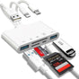 5-in-1 USB OTG Memory Card Reader Adapter, SD TF Card Reader Combo V1263-JX-4722