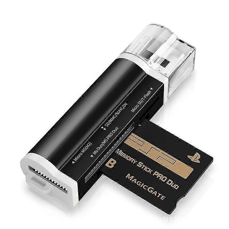 USB Micro SDHC MS Card Reader Adapter for Memory Cards and Computers V1263-JX-4725