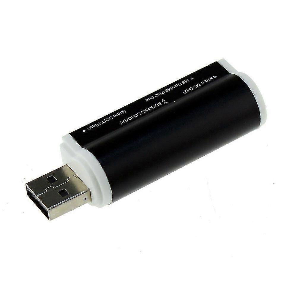 USB Micro SDHC MS Card Reader Adapter for Memory Cards and Computers V1263-JX-4725