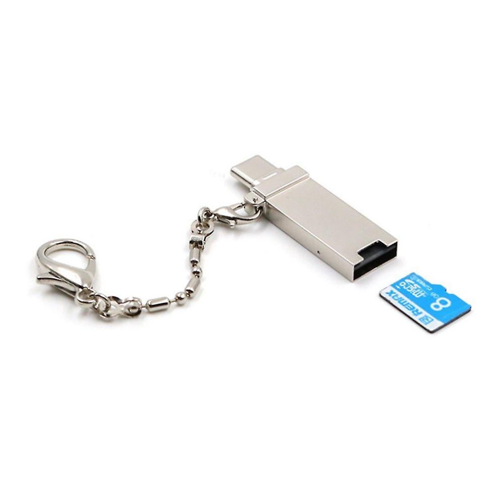 USB Memory Card Reader, Compact Memory Card Adapter for SD/TF/MS V1263-JX-4728
