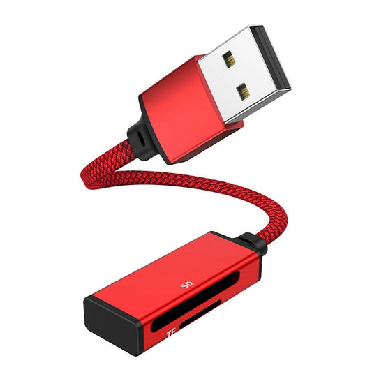 2-in-1 USB & USB-C TF/SD Card Reader Adapter for Laptop, Phone, Tablet V1263-JX-4733