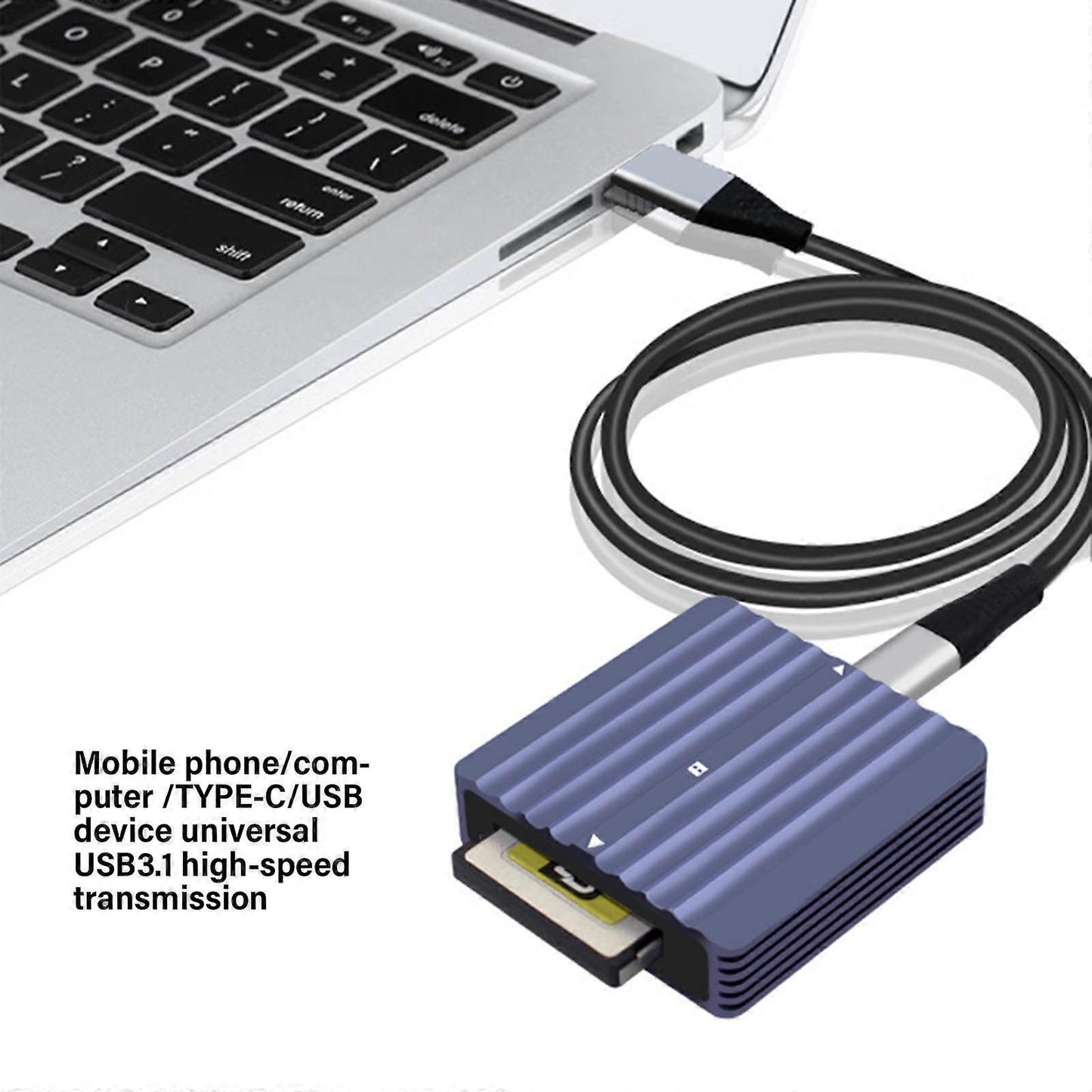 USB 3.2 Camera Memory Card Reader, 10Gbps Fast SD/TF Card Reader Adapter V1263-JX-4735