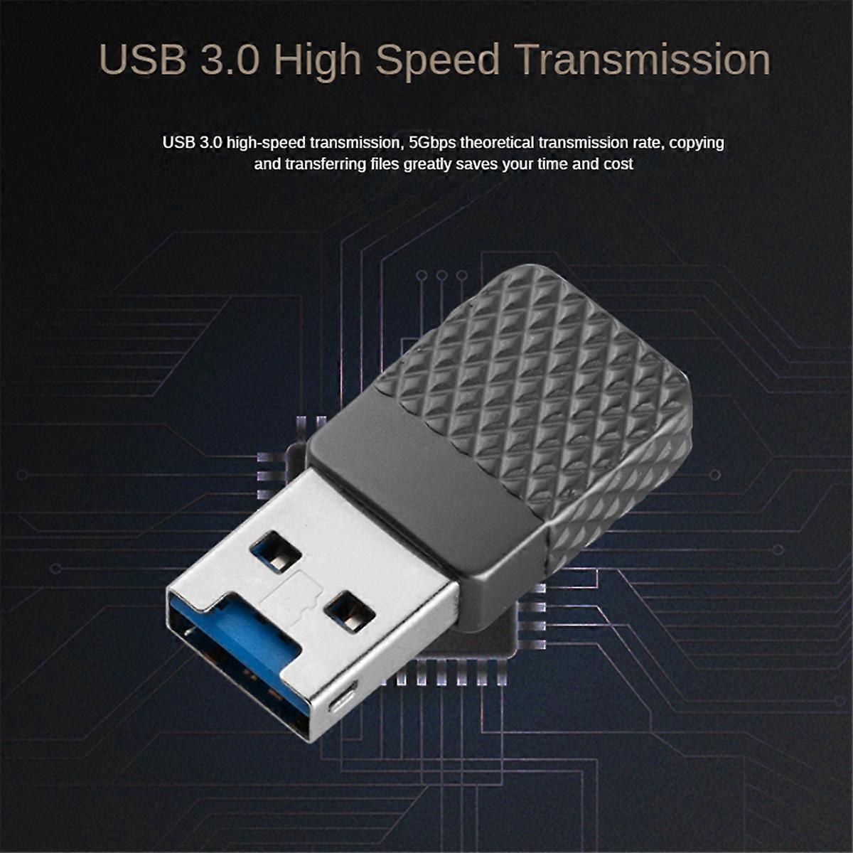 USB 3.0 Memory Card Reader Adapter for TF SD Cards, Plug and Play V1263-JX-4737