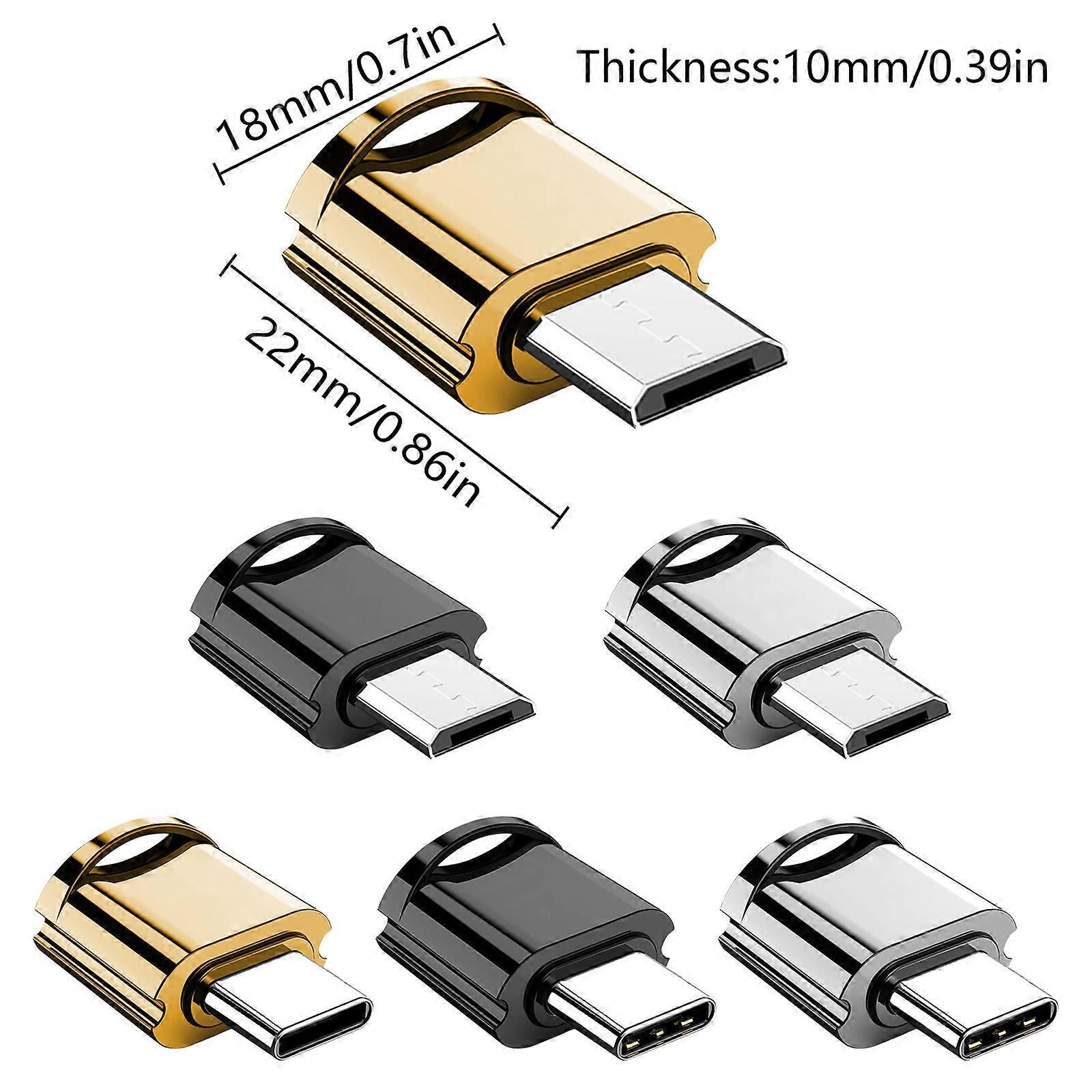 Micro USB Memory Card Reader, Fast TF Card Reader for Laptop & Phone V1263-JX-4742