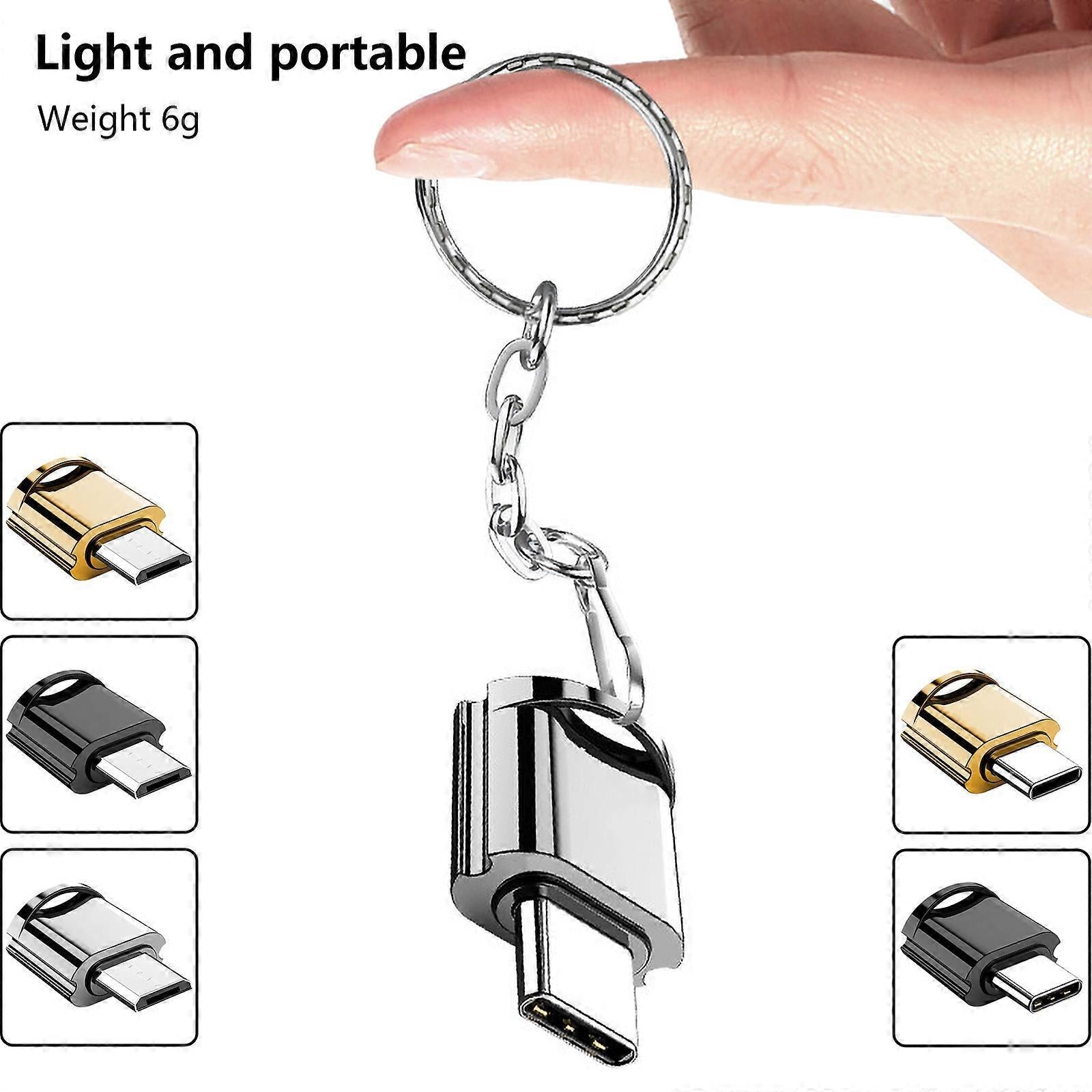 Micro USB Memory Card Reader, Fast TF Card Reader for Laptop & Phone V1263-JX-4742