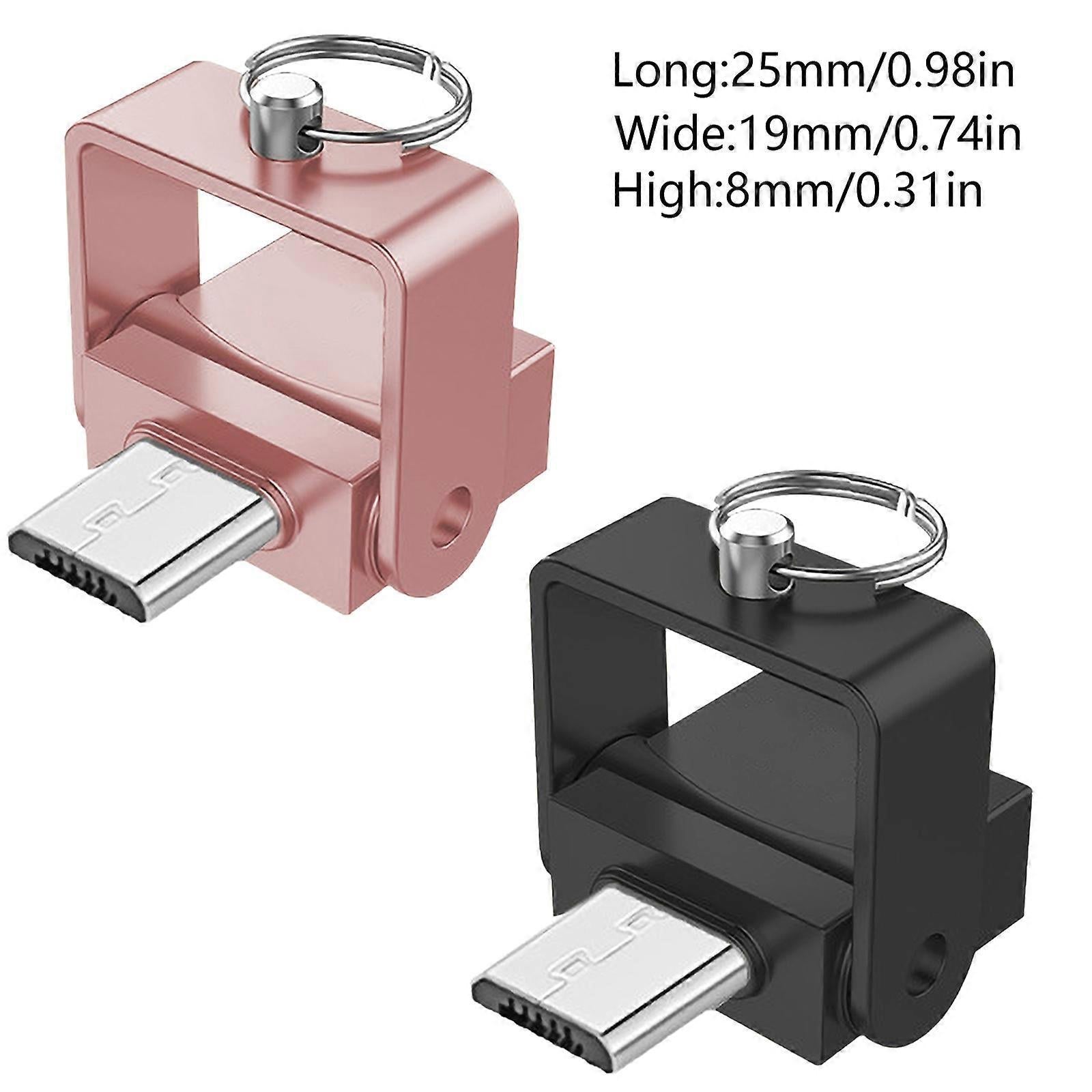 Micro USB 2.0 Card Reader, Aluminum Adapter for PC/Laptop V1263-JX-4746