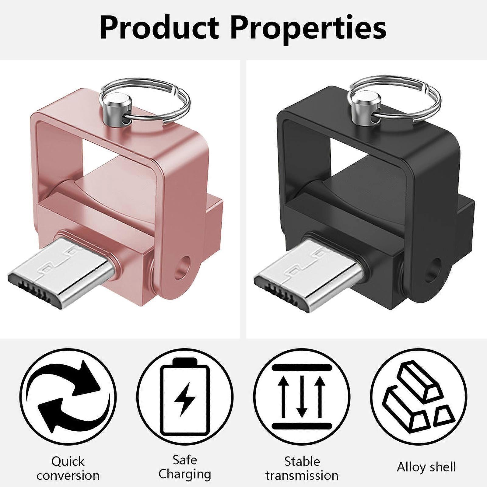 Micro USB 2.0 Card Reader, Aluminum Adapter for PC/Laptop V1263-JX-4746