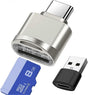 USB C to SD/TF Card Reader, Micro SD Memory Card Reader Adapter V1263-JX-4748