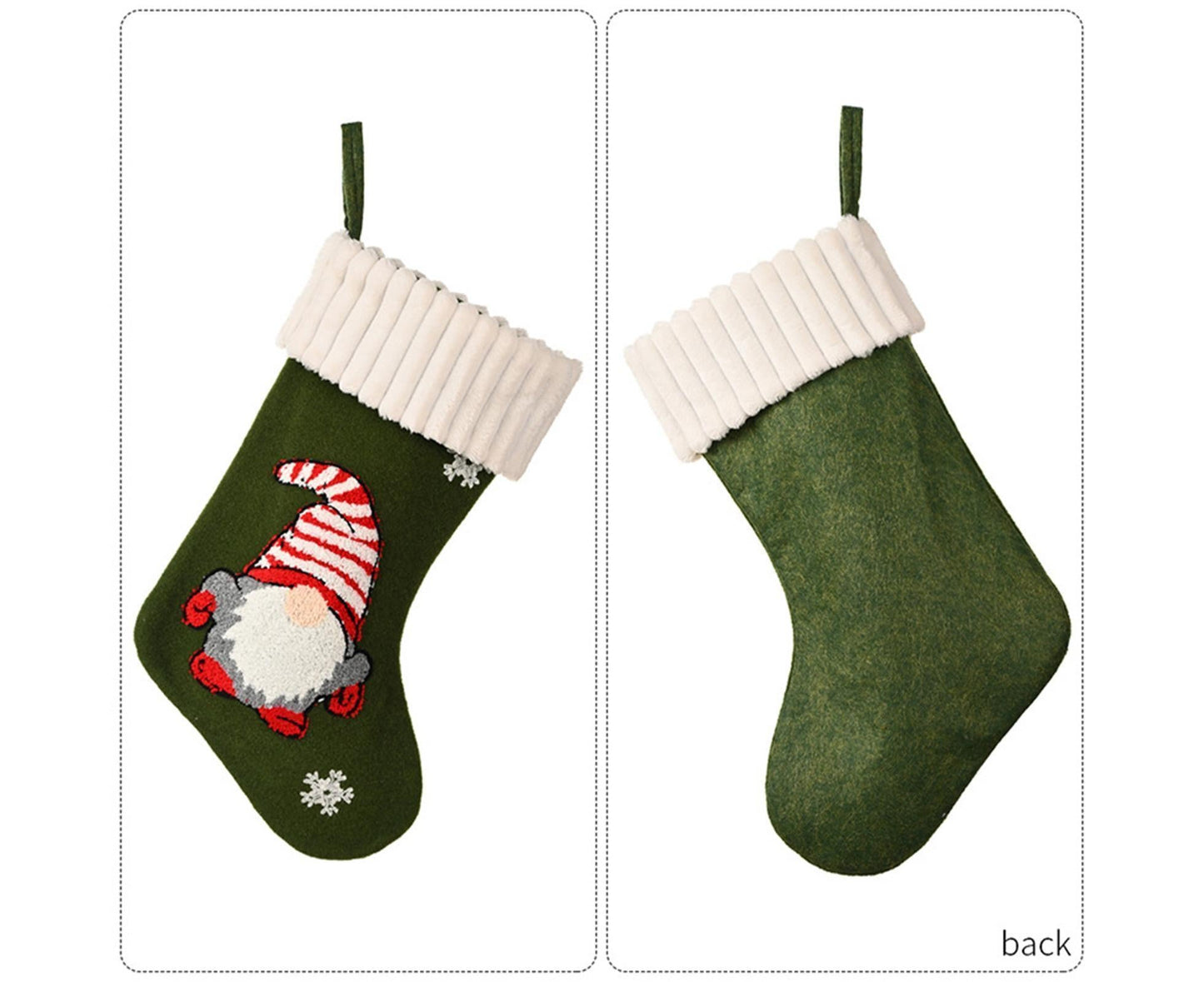 Christmas Stocking Hat babies Gift Bag-Green V1263-JX-475