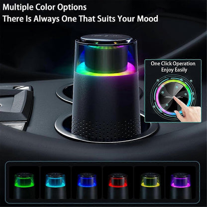Mini Air Purifier with HEPA Filter for Small Spaces, Black V1263-JX-4760