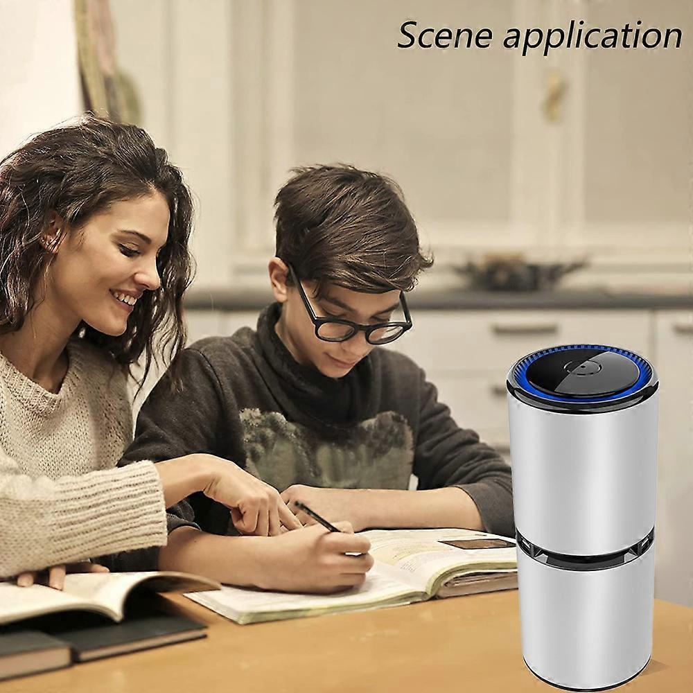 Portable Air Purifier for Car, Bedroom, Home, Compact Filter Cleaner V1263-JX-4765
