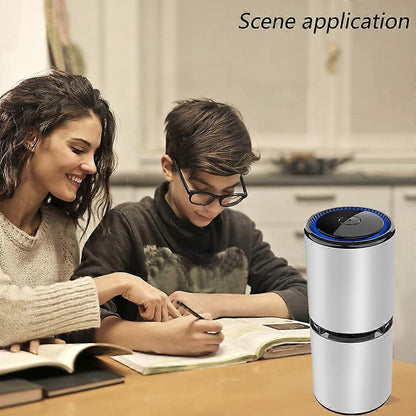 Portable Air Purifier for Car, Bedroom, Home, Compact Filter Cleaner V1263-JX-4765