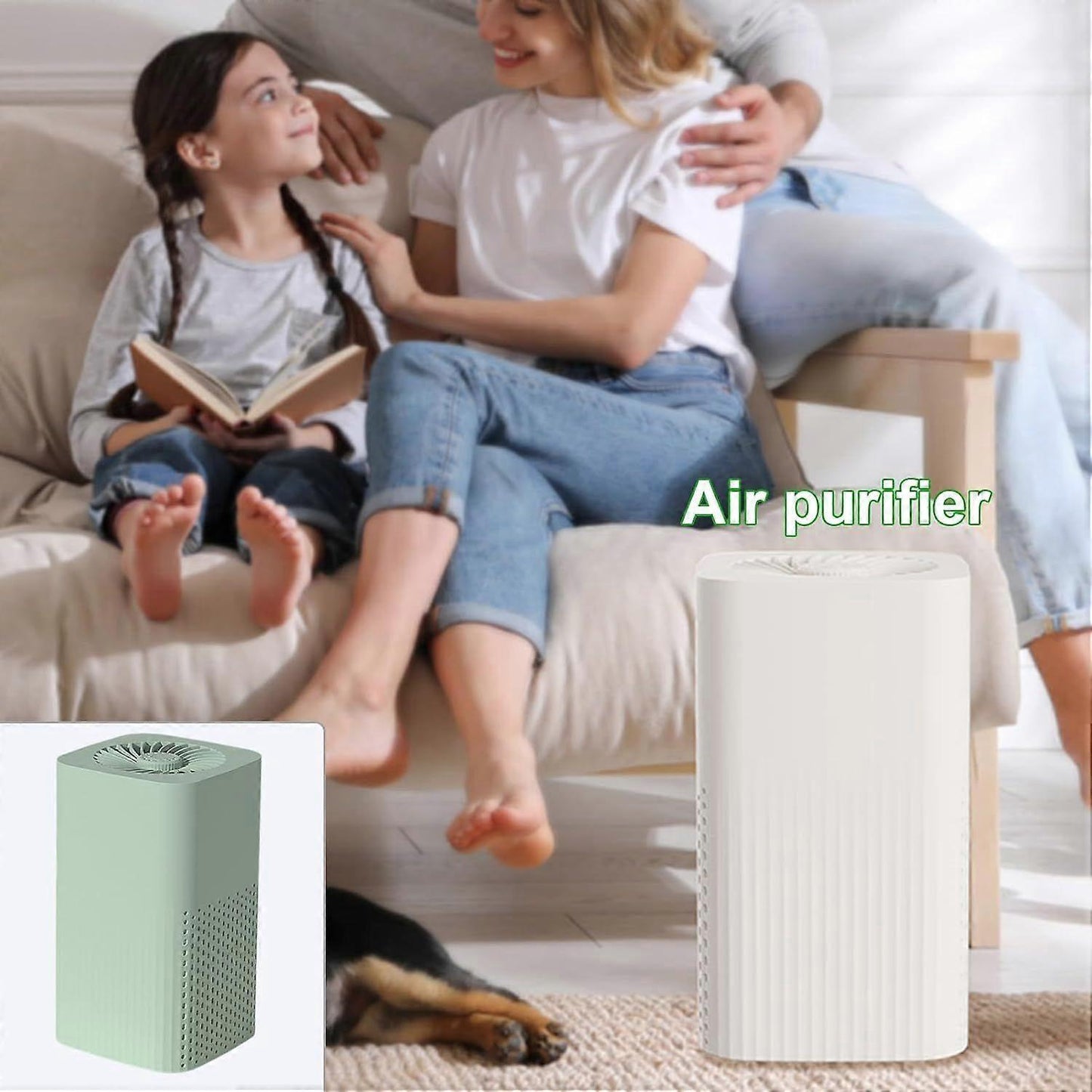 Small Air Purifier for Bedroom, Pets & Allergies, Desktop Portable Design V1263-JX-4766