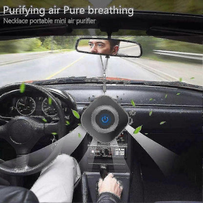 Wearable Air Purifier Necklace, Portable Home & Travel Ionizer V1263-JX-4768