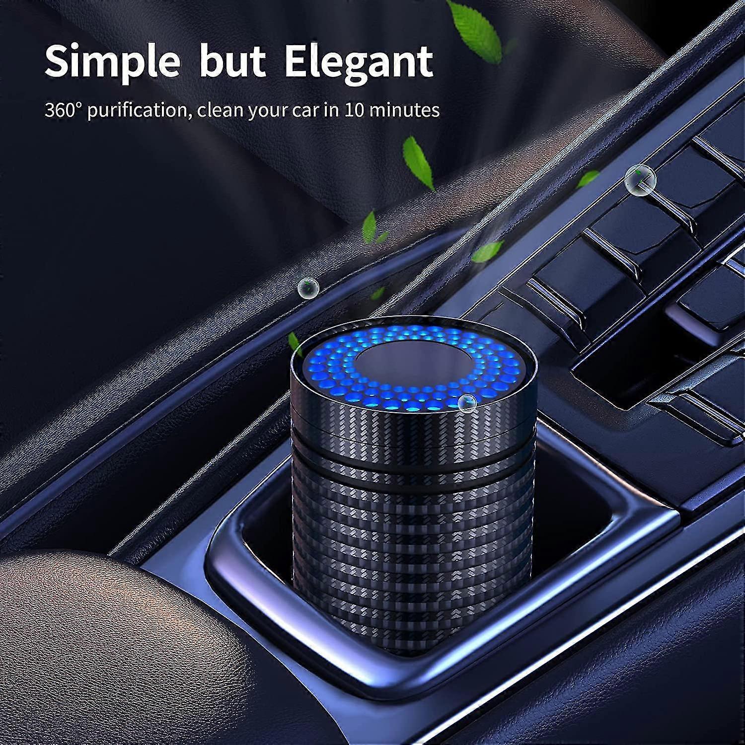 Car Air Purifier for Smoke, Mini Travel Quiet Personal Air Cleaner V1263-JX-4772