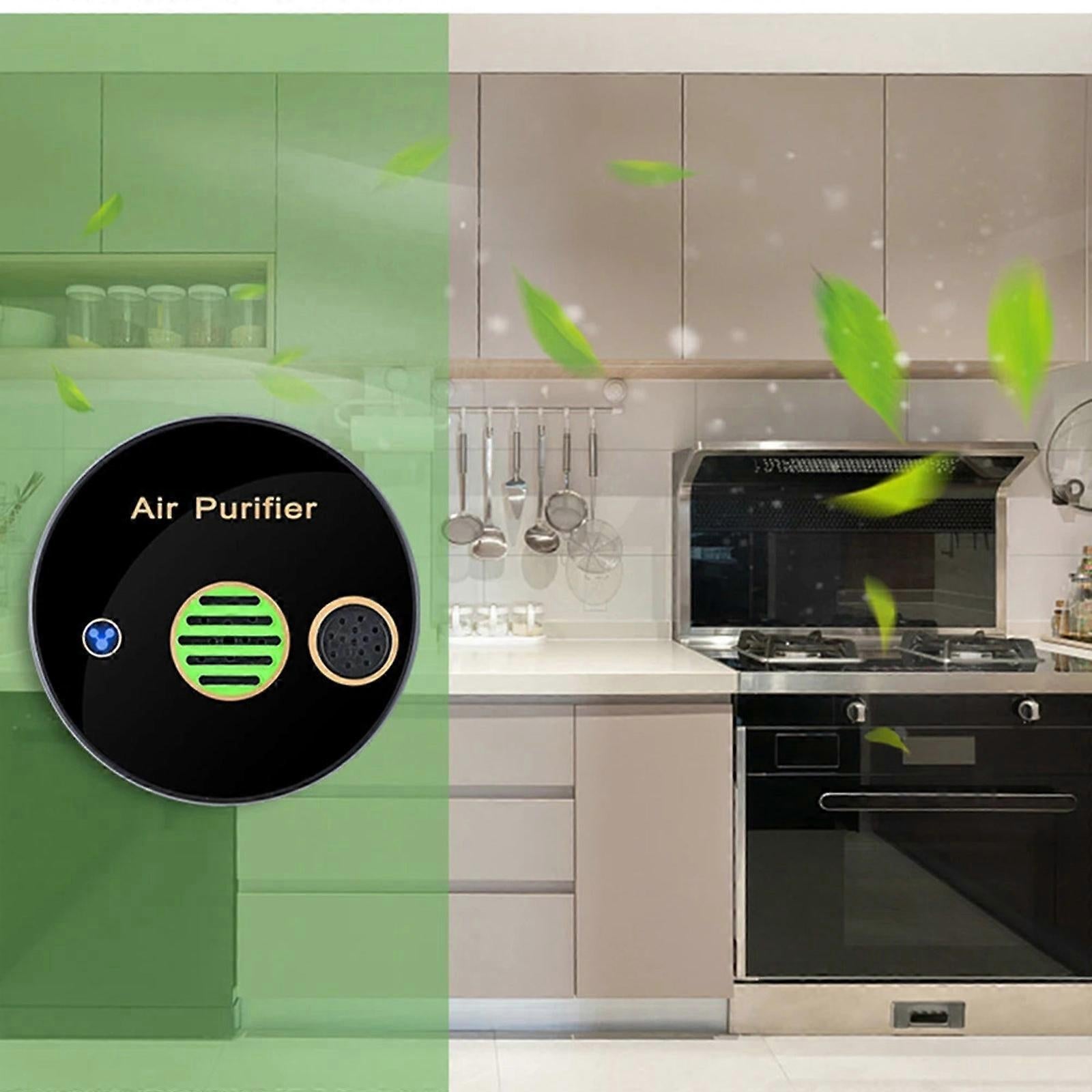 USB Desk Air Purifier, Rechargeable Travel Air Cleaner with ABS Texture V1263-JX-4773