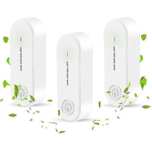 3Pcs Mini Plug-in Air Purifier, Ion Generator for Pets & Home V1263-JX-4776