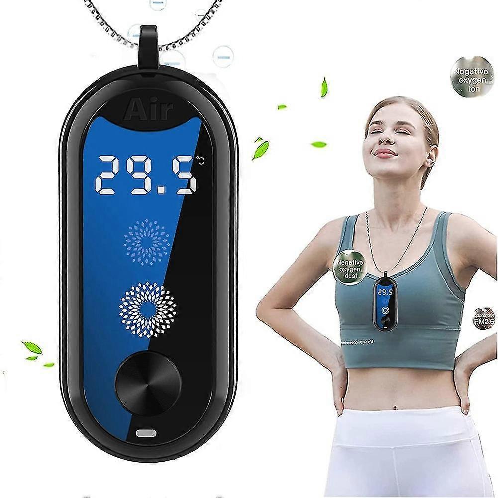 Wearable Personal Air Purifier Necklace, Compact Air Cleaner for Travel V1263-JX-4777