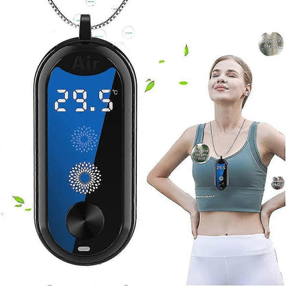 Wearable Personal Air Purifier Necklace, Compact Air Cleaner for Travel V1263-JX-4777