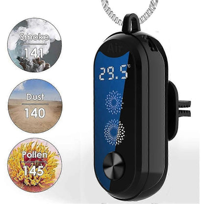 Wearable Personal Air Purifier Necklace, Compact Air Cleaner for Travel V1263-JX-4777