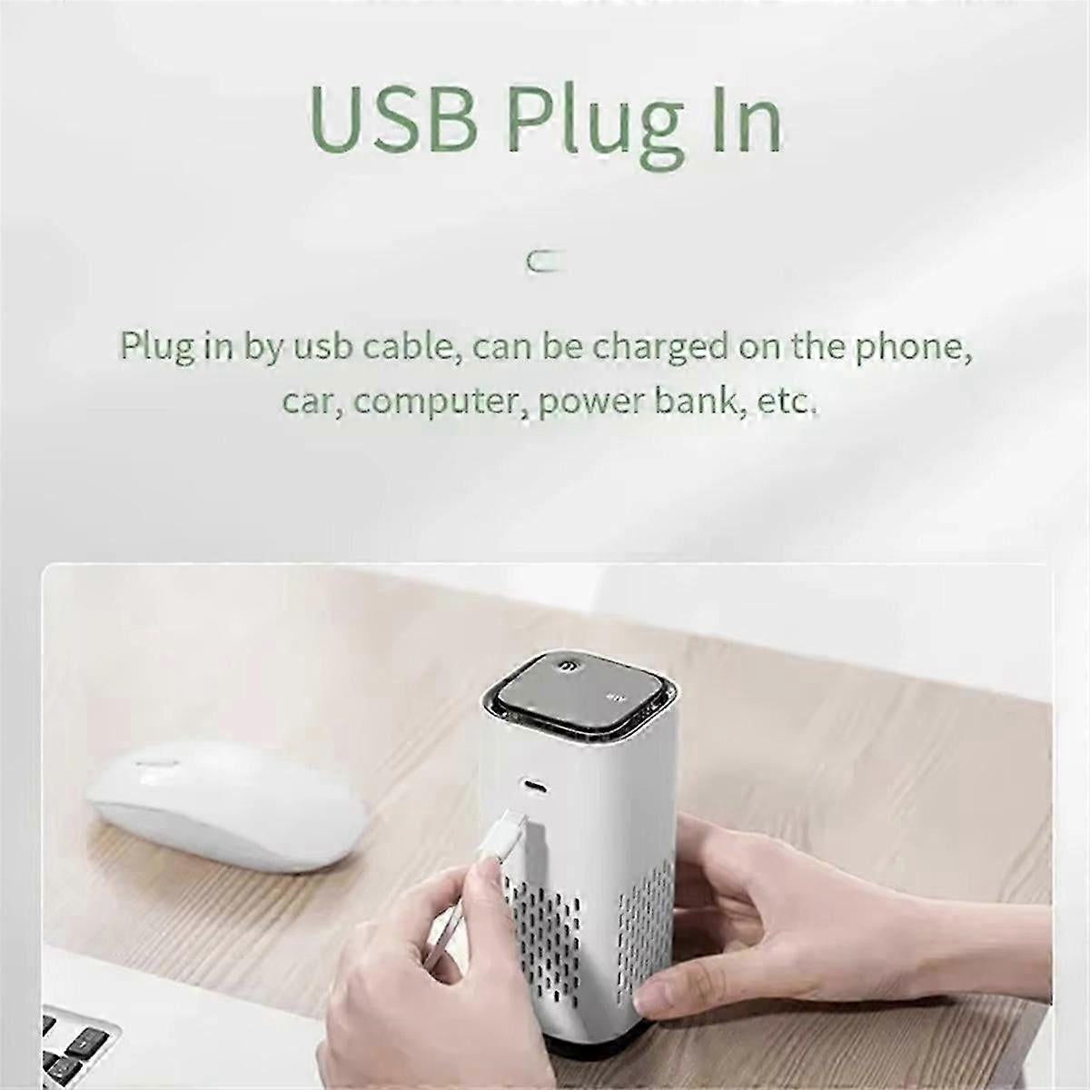 Car Air Purifier, Negative Ion Odor Remover for Vehicle V1263-JX-4778