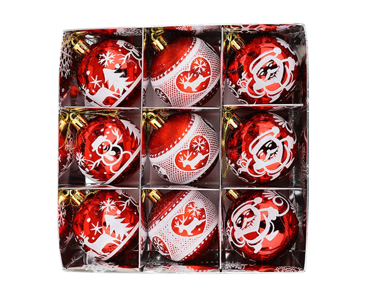 Christmas Ball Pendant for Christmas-Red V1263-JX-478