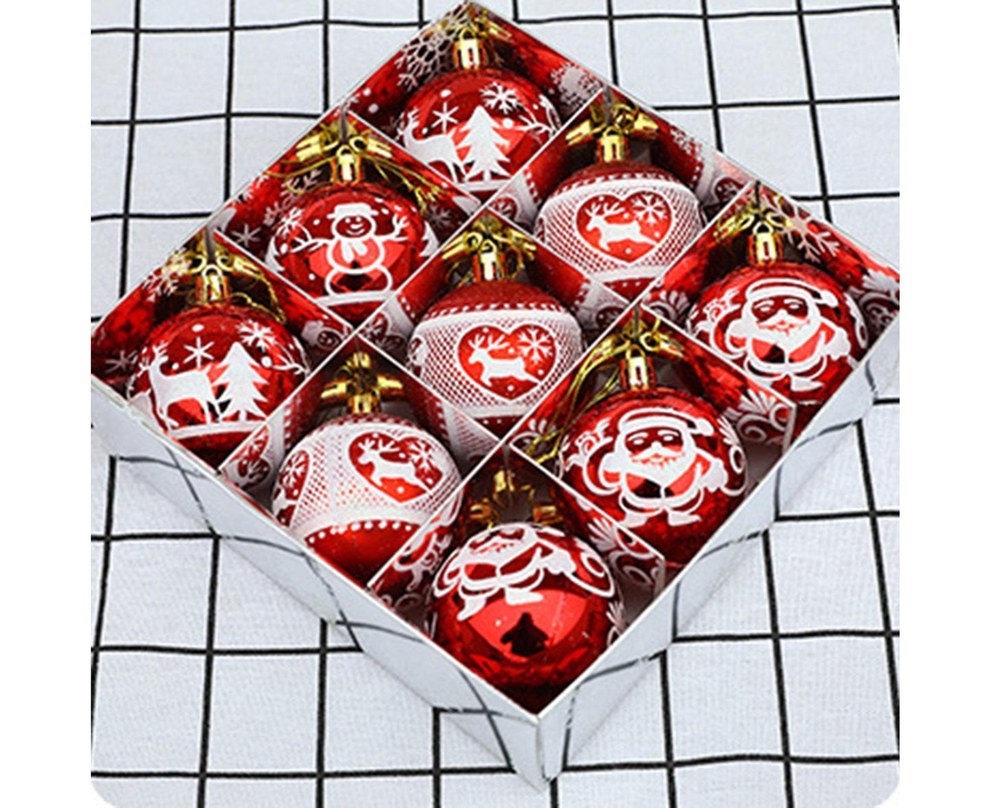 Christmas Ball Pendant for Christmas-Red V1263-JX-478