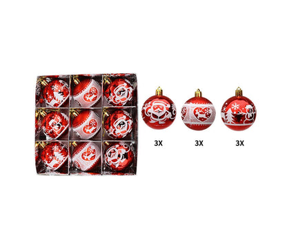 Christmas Ball Pendant for Christmas-Red V1263-JX-478