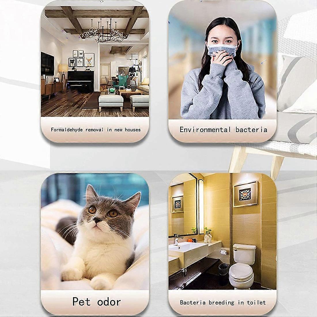 Plug-in Mini Air Purifier, Ion Generator for Bedroom & Pet Areas V1263-JX-4781