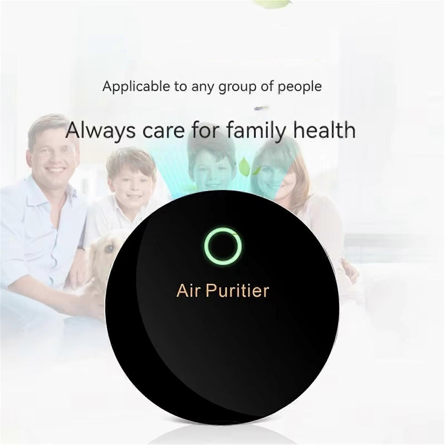 USB Rechargeable Small Air Purifier for Desk & Car, Compact Air Cleaner V1263-JX-4783