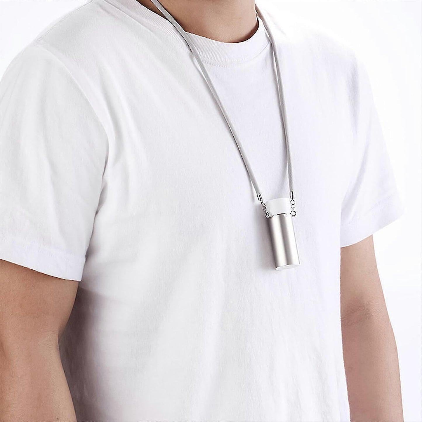 Air Purifier Necklace Rechargeable Personal Mini Wearable Travel Ionizer No Static V1263-JX-4787