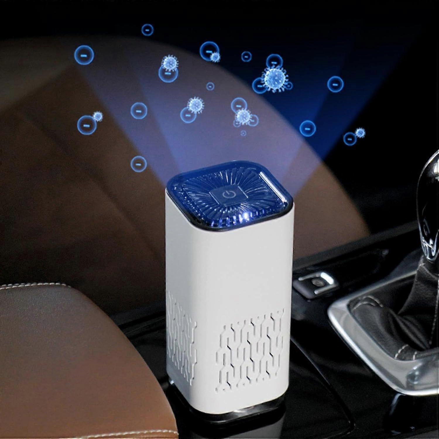 Car Air Purifier Ionizer with Filter | Small Negative Ion Generator for Car Use V1263-JX-4792