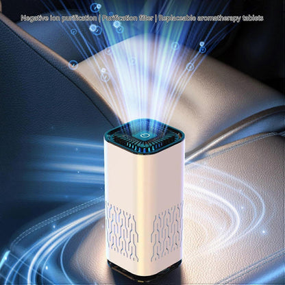 Car Air Purifier Ionizer with Filter | Small Negative Ion Generator for Car Use V1263-JX-4792
