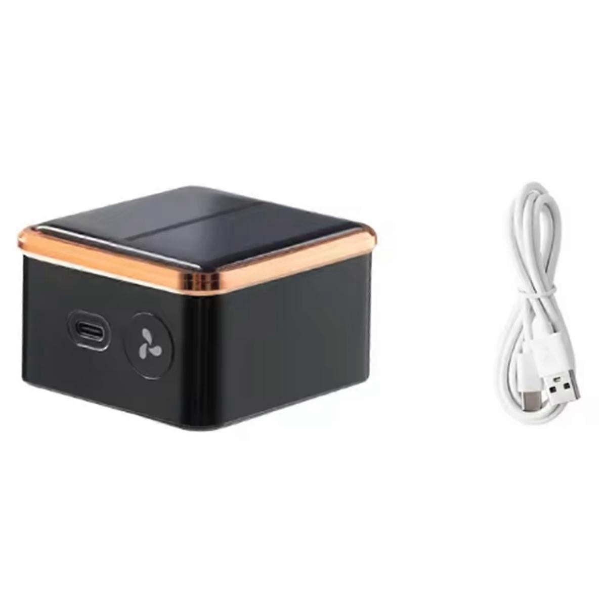 Solar Car Air Purifier USB Oxygen Cleaner with Ion Generator Compact Design V1263-JX-4793