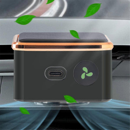 Solar Car Air Purifier USB Oxygen Cleaner with Ion Generator Compact Design V1263-JX-4793